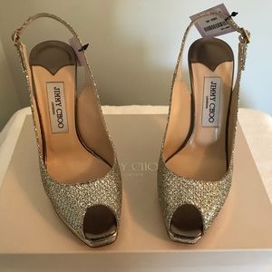 Never worn - Jimmy Choo Glitter “Clue” - Size 36.5
